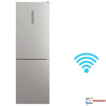 Réfrigérateur Combiné HOOVER HONCQ2T618EX 355Litres - Inverter - NoFrost - Inox
