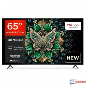 Téléviseur Qled Mini Led TCL 65C6K  65" Smart Google Tv 4K - Noir